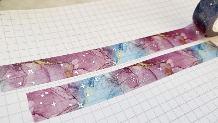 Washi Tape Rot Marmor